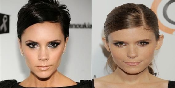Features of a triangular face shape