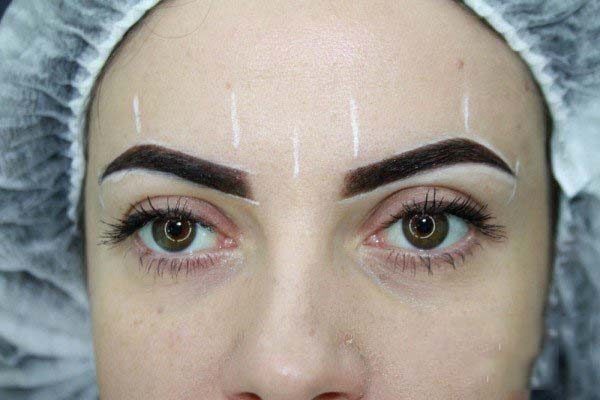 eyebrow ruler measur