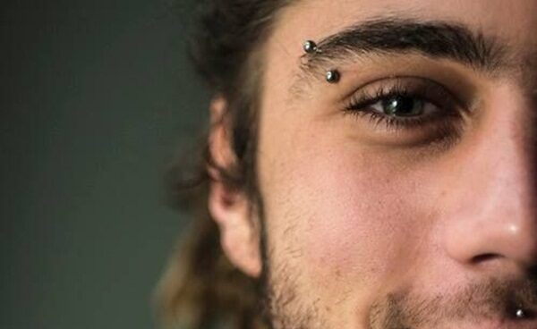 best eyebrow piercing diagonal piercing Barbell