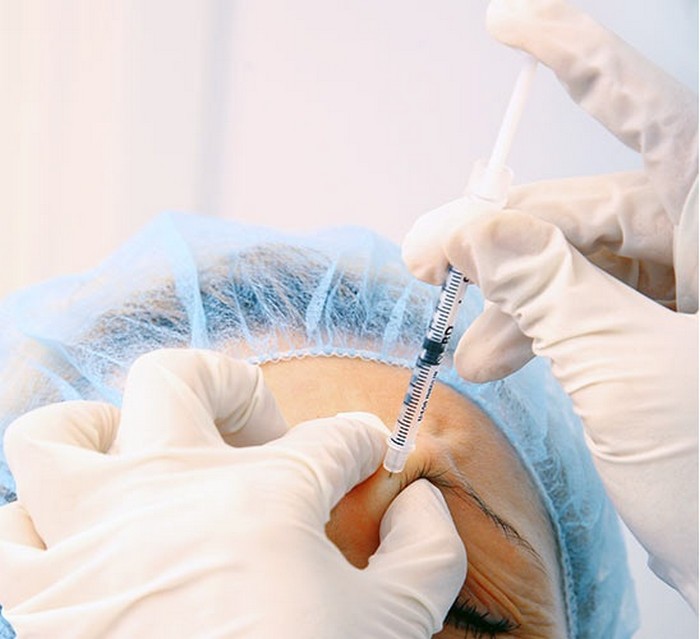 Eyebrow lifting surgery