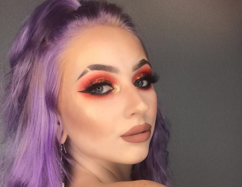 How to make one eyebrow slit
