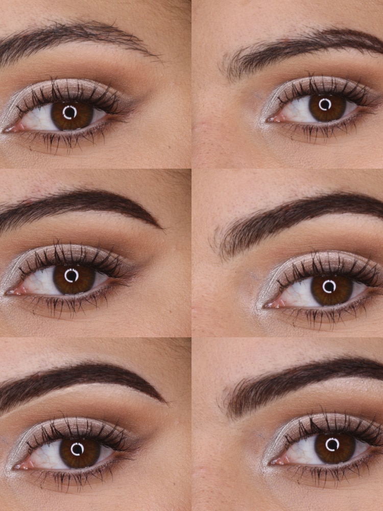how to draw natural eyebrows tutorial steps