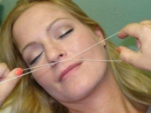 Threading Pimples The new facial hair removal: threading what it is and what it's for